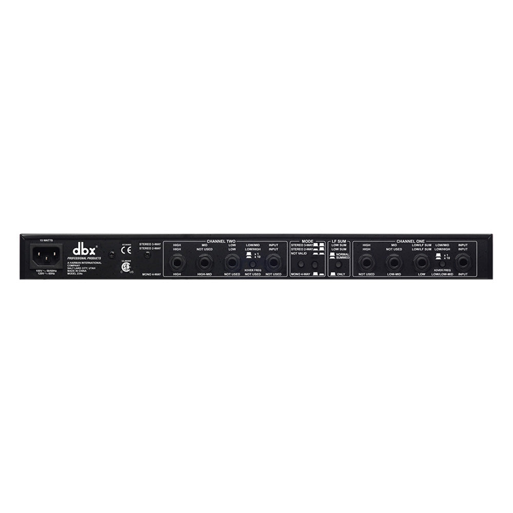 dbx 234S Stereo 2/3 Way, Mono 4-Way Crossover – Hot Beat Electronics