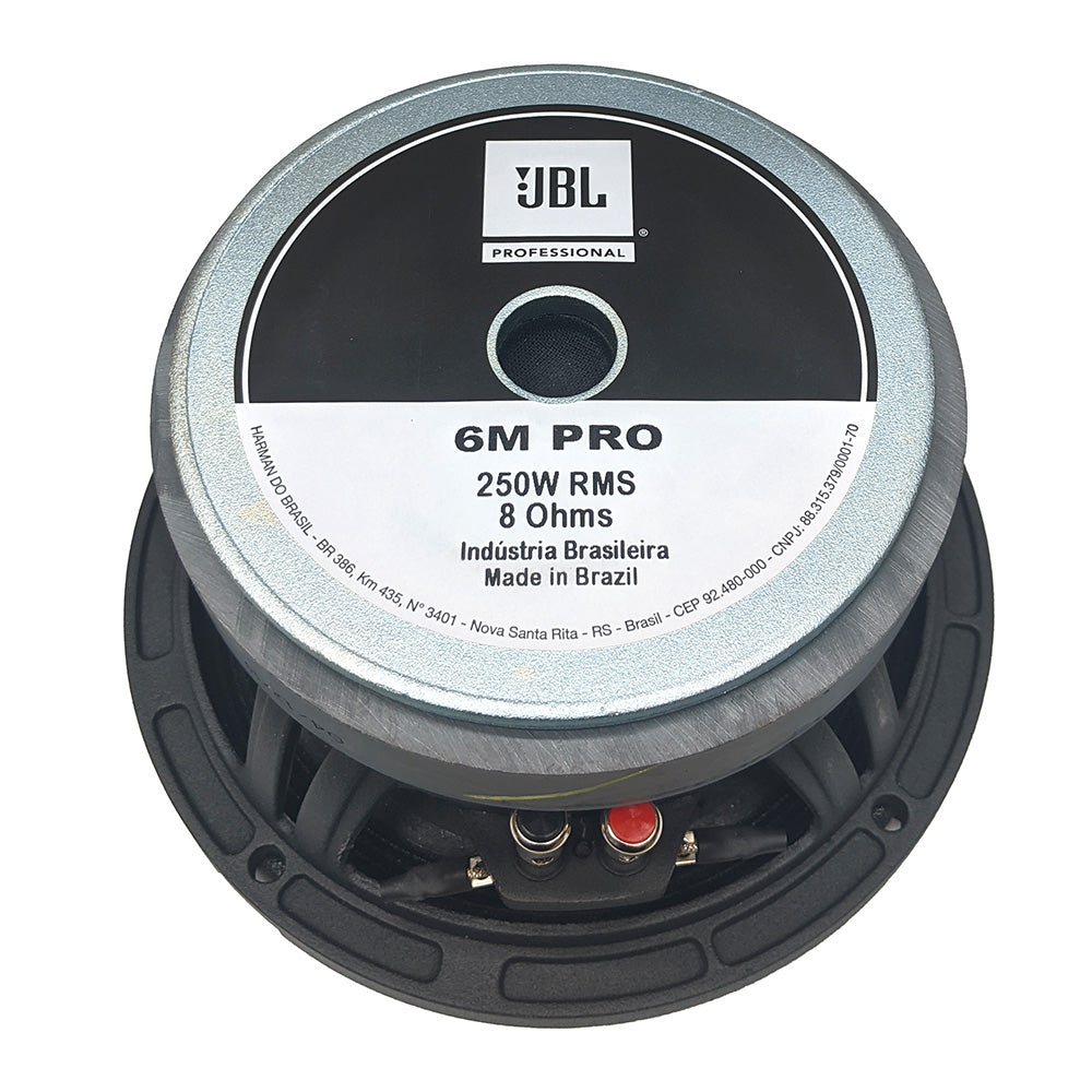 JBL 6M PRO 6-inch Midrange Midbass Speaker 250-Watt RMS – Hot Beat