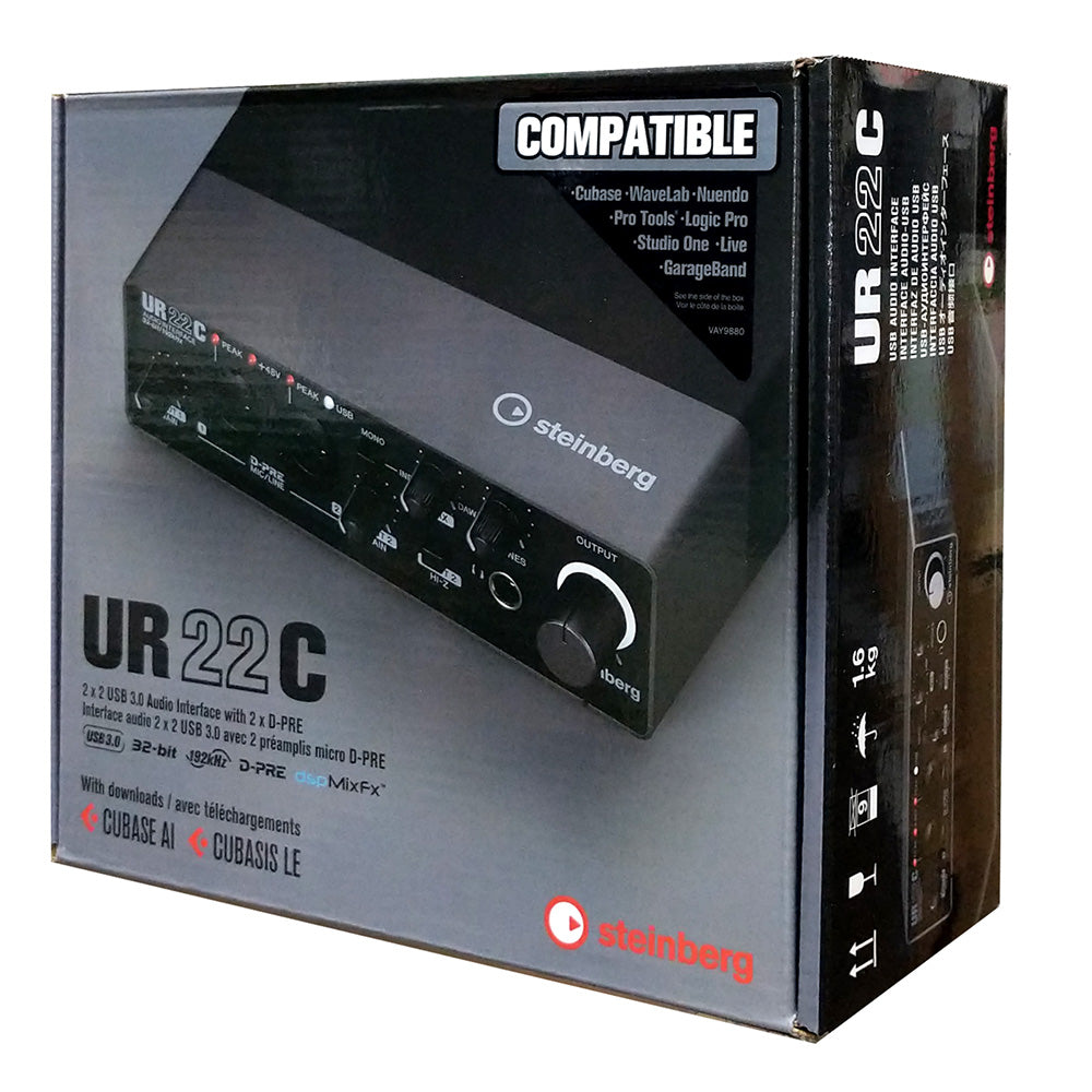 Steinberg UR22C 2x2 USB Gen 3.1 Audio Interface – Hot Beat Electronics