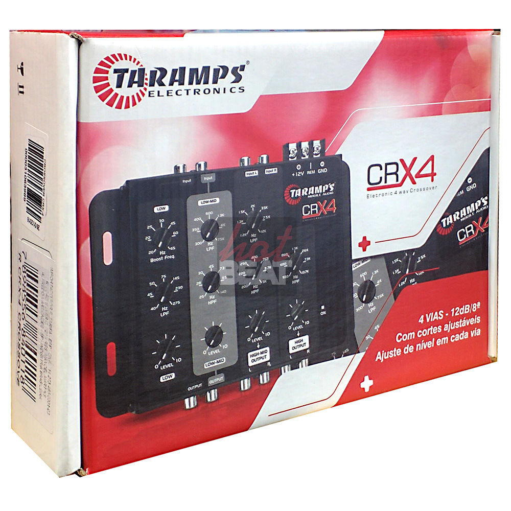 Taramps CRX-4 4way Quality Car Audio Crossover CRX4 7898942777684