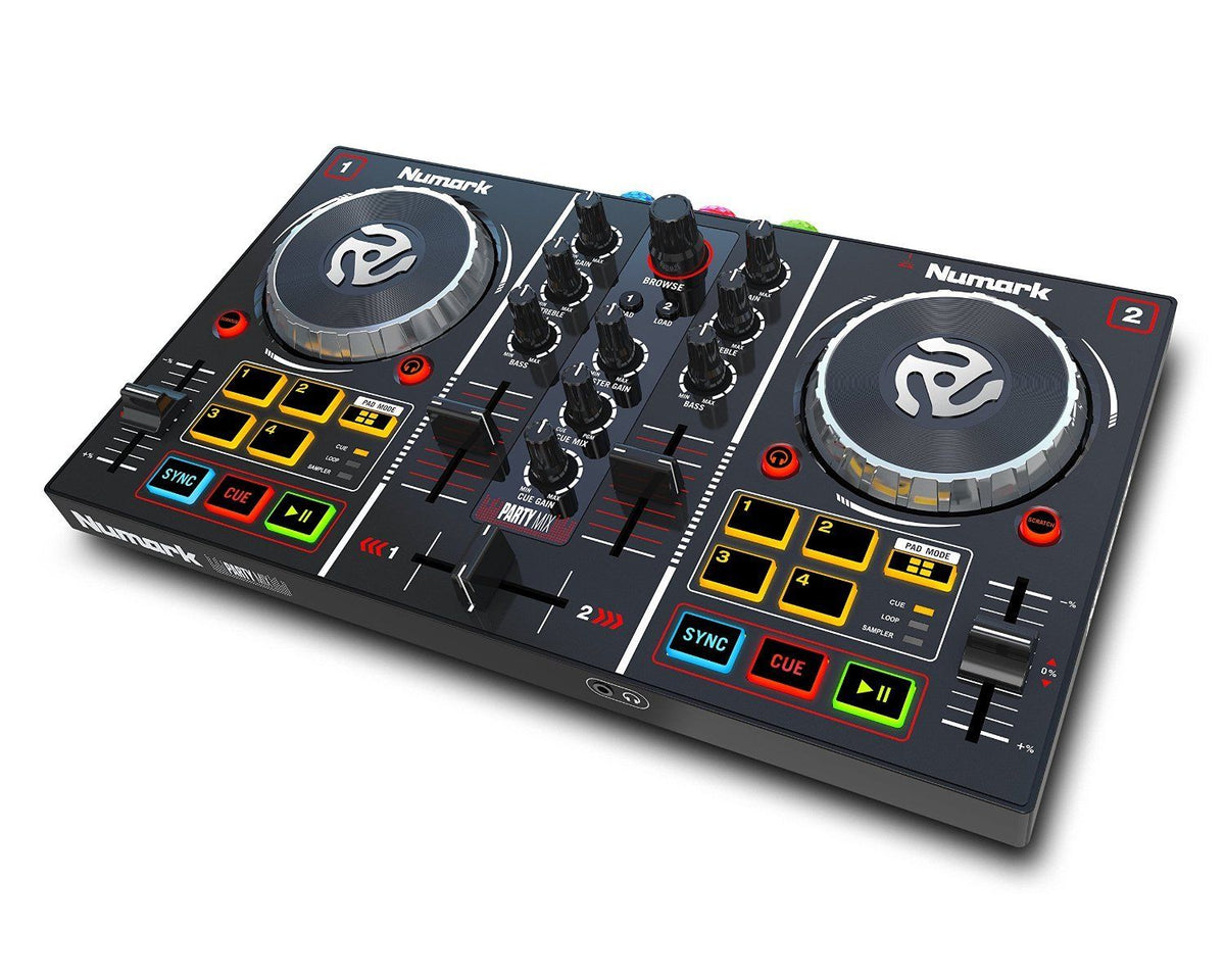 Numark PartyMix Party Mix DJ Controller w/ Built-in Light Show