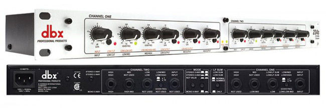 dbx 234S Stereo 2/3 Way, Mono 4-Way Crossover – Hot Beat Electronics
