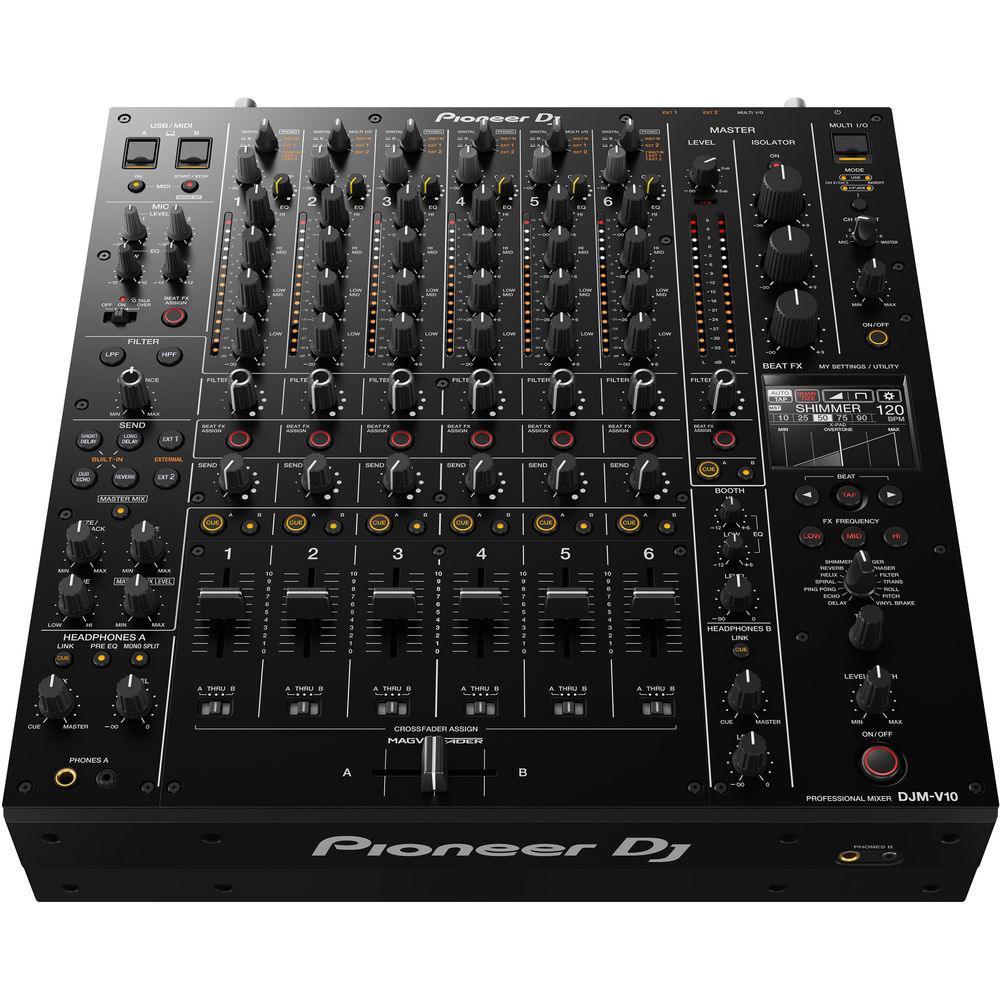 Pioneer DJ DJM-V10 6-Channel Professional DJ Mixer – Hot Beat