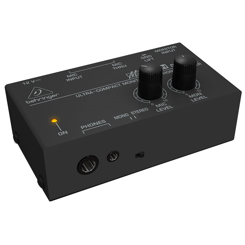 Behringer MICROMON MA400 Miniature Monitor Headphone Amplifier with  Microphone Input