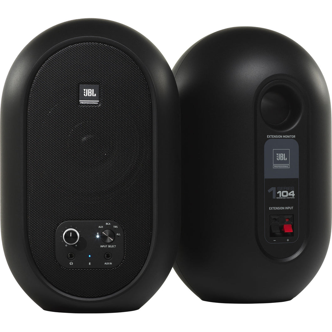 JBL 1 Series 104-BT Compact Powered Desktop Reference Monitors with Bluetooth 104SET-BT-US