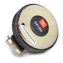 Load image into Gallery viewer, JBL speaker component with label on a white background made in Mexico side terminals visible