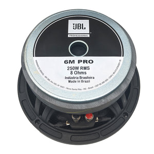 JBL 6M PRO 6-inch Midrange Midbass Speaker 250-Watt RMS