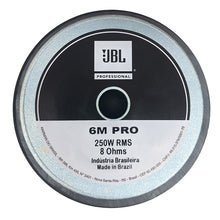 Load image into Gallery viewer, JBL 6M PRO 6-inch Midrange Midbass Speaker 250-Watt RMS