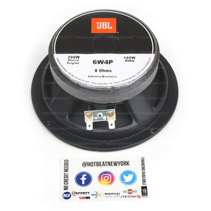 JBL Selenium 6W4P Mid Frequency Range Bass 6" Woofer 200 Watts 7896359515745