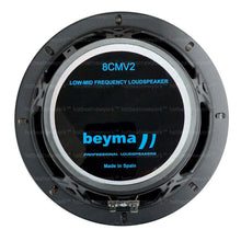 Load image into Gallery viewer, Beyma 8CMV2 8-inch Low Mid Frequency Transducer Midrange Midbass Speaker 250 Watts RMS 8-ohm