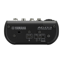 Load image into Gallery viewer, Yamaha AG03MK2 B 3-Channel Live Streaming Mixer - Black