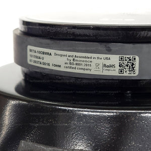 Eminence BETA10CBMRA 10" Sealed-back (Closed-back) Midrange Speaker