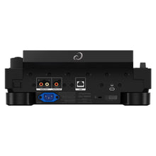 Load image into Gallery viewer, Back Rear view of AlphaTheta Pioneer CDJ-3000X professional DJ media player, showing RCA Audio Out Digital Out RJ45 Network Link USB-C Out Blue IEC AC In
