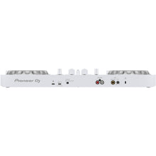 Load image into Gallery viewer, Pioneer DDJ-FLX4-W 841300102571 Photo Rear View USBC Master RCA Jack Unbalance Mic Jack