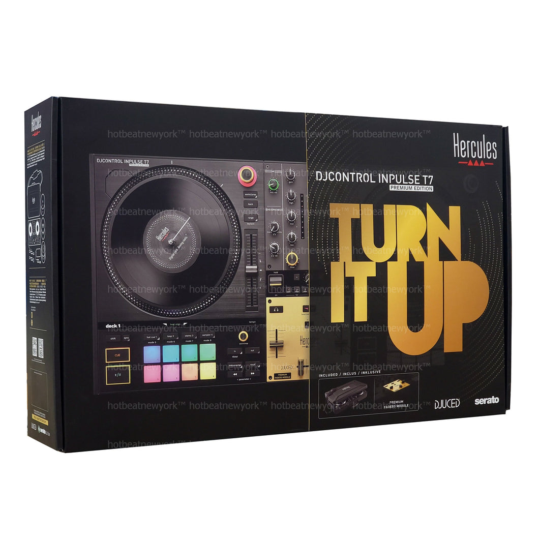 Hercules DJControl Inpulse T7 Premium 2-Deck Motorized DJ Controller