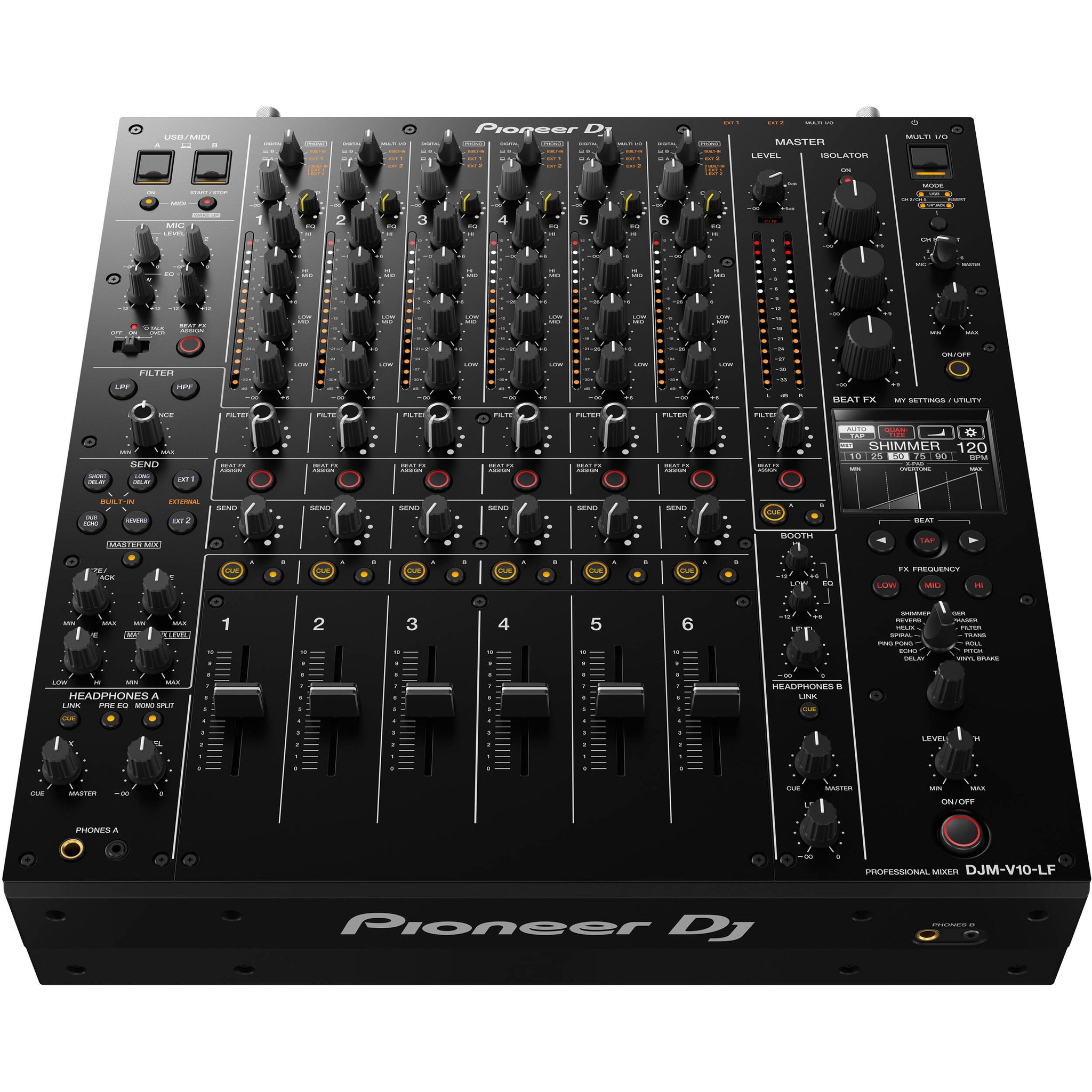 DJ機材 PIONEER DJ DJM-V10 Pioneer DJ DJM-V10-LF 6-Channel Professional DJ Mixer – Hot Beat