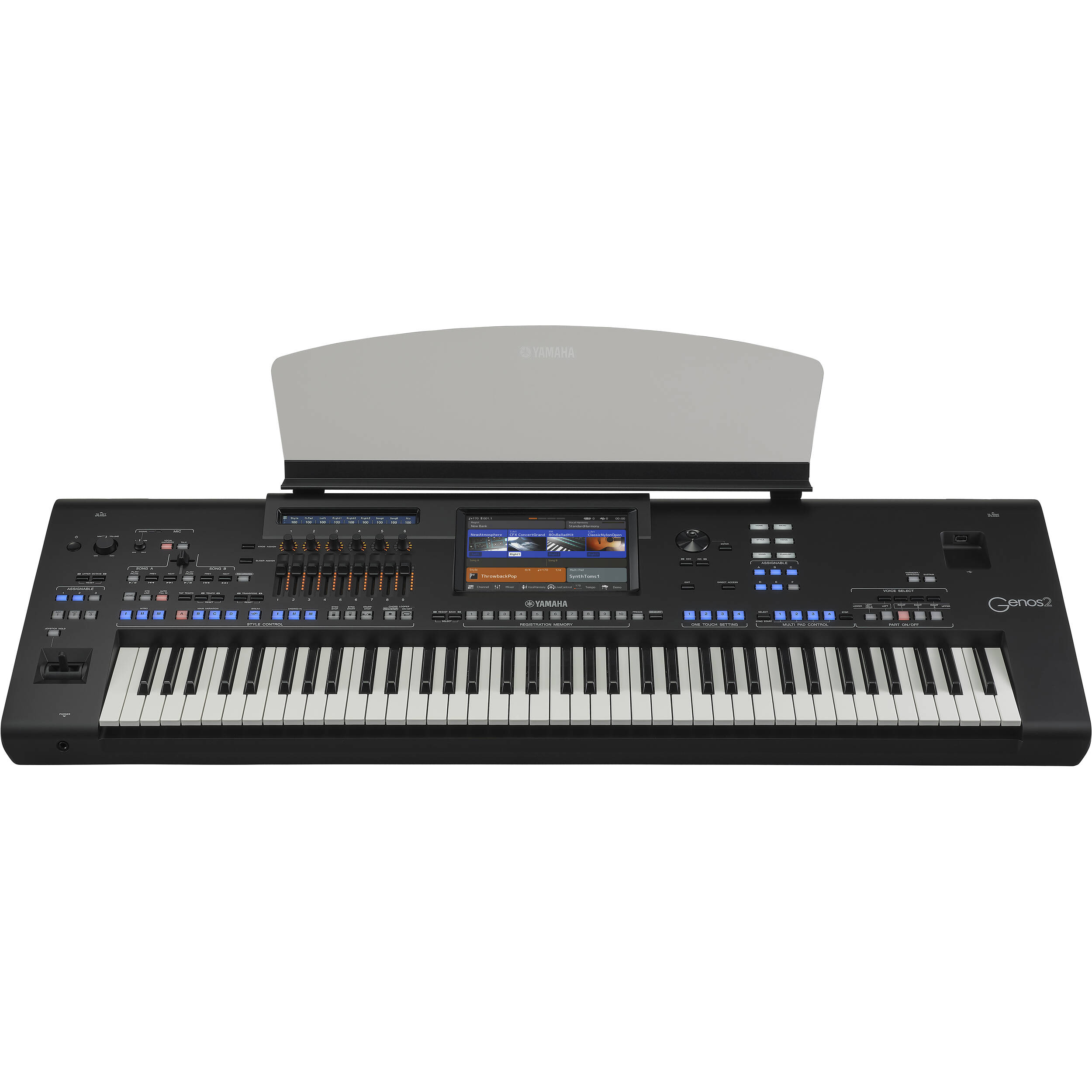Yamaha GENOS2 76-Key Arranger Workstation Digital Keyboard – Hot