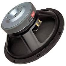 Load image into Gallery viewer, XD-000060-00 XD-000060-01 Aftermarket Generic Replacement Woofer for QSC Rear View showing wire terminal on white background