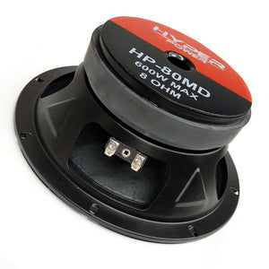 HyperPower 8" High Output Midrange Speaker HP-80MD 300 Watt-RMS 8 ohm