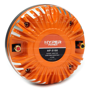 HyperPower Compression Driver 250 Watt RMS 108 dB 1" Standard Screw-on HP5100