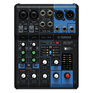 Yamaha MG06X 6-Channel Compact Audio Mixer with Built In Effects