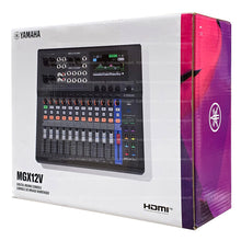 Load image into Gallery viewer, Yamaha MGX12V 18-Channel Digital Mixer Console with Video Interface