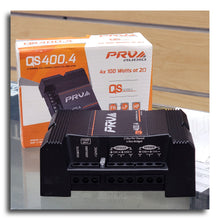Load image into Gallery viewer, PRV QS400.4 Amplifier Main Photo with Original Box on the background
