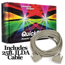 Load image into Gallery viewer, Quickshow FB3 Pangolin LaserShow Designer Software + Interface + 25 ft ILDA Cable