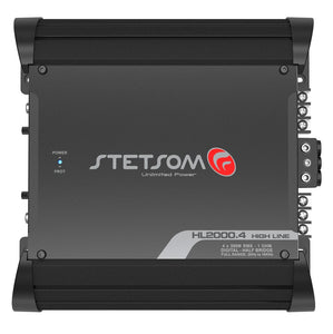 Stetsom HL 1200.4 Digital Amplifier 4 Channels Full Range Class D 1.2k RMS 1-ohm STETSOMHL1200.4-1