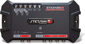 Stetsom STX 2436 Bluetooth DSP Crossover & Equalizer 4 Output Channel Full Digital Signal Processor STETSOMSTX2436BT