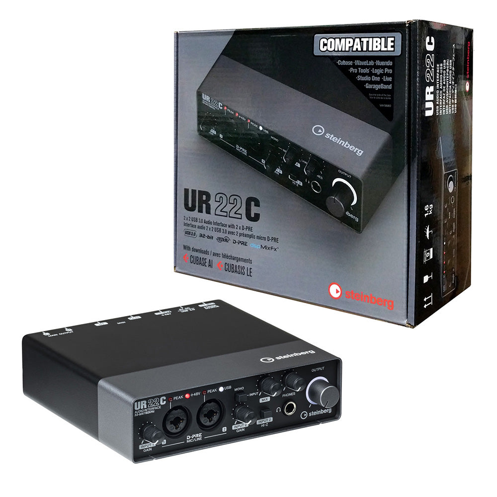 Steinberg UR22C 2x2 USB Gen 3.1 Audio Interface – Hot Beat Electronics