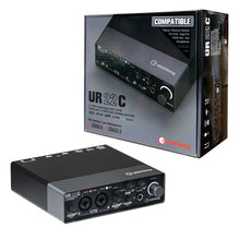Load image into Gallery viewer, Steinberg UR22C audio interface with its packaging on a white background
