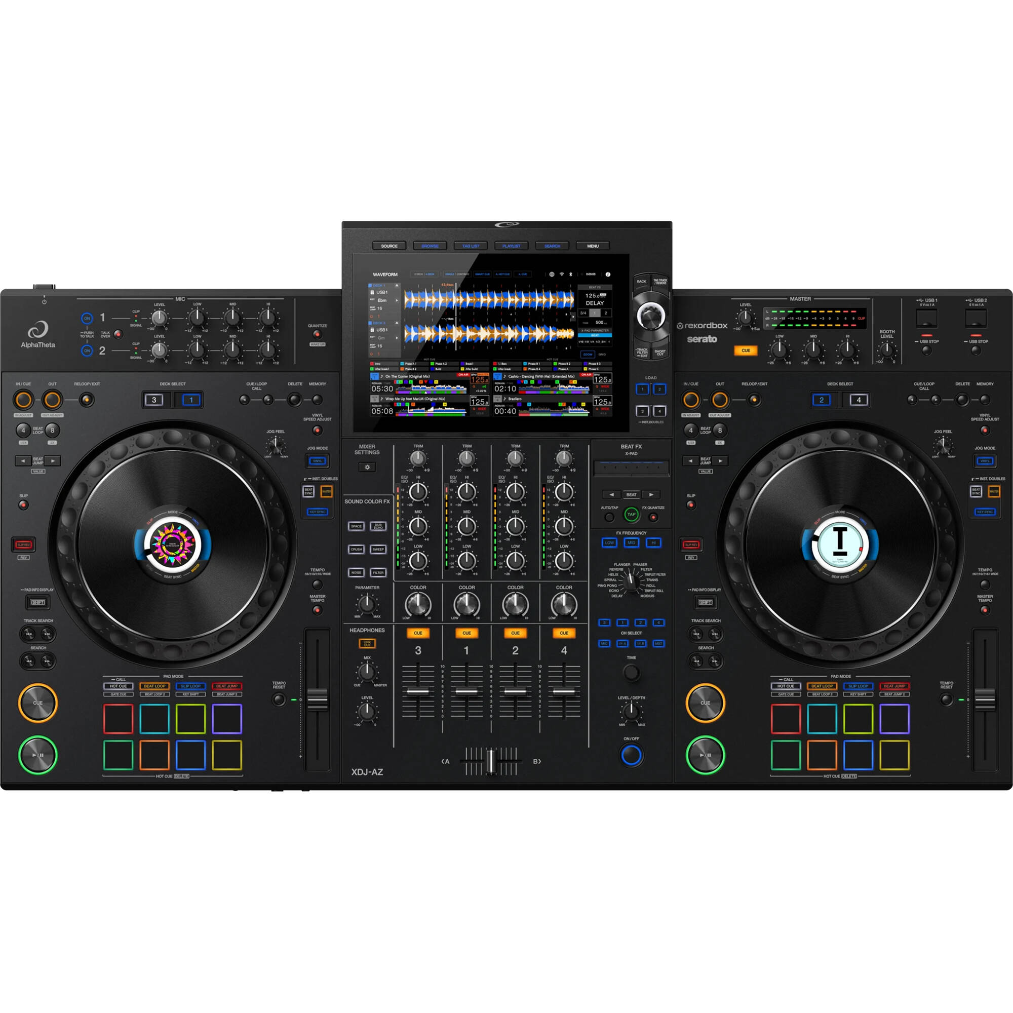 AlphaTheta XDJ-AZ 4-Deck All-in-One DJ System – Hot Beat Electronics