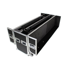 Load image into Gallery viewer, ProX XS-LCD7080WX2 Universal Case For Flat Panel Monitor LED-LCD-Plasma TV Dual 70" to 80" Adjustable Flight Case W-4" Casters