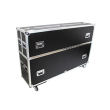 Load image into Gallery viewer, ProX XS-LCD7080WX2 Universal Case For Flat Panel Monitor LED-LCD-Plasma TV Dual 70" to 80" Adjustable Flight Case W-4" Casters