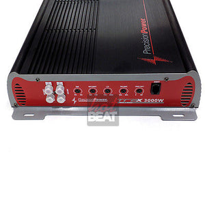Precision Power Class A/B Car Amplifier TRAX 3,000 watts Monoblock Subwoofer Amp