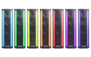 Numark Lightwave Speakers Built-in LED Lights Sync Light Show 0676762263115