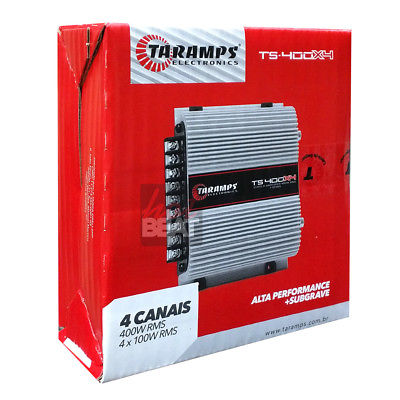 Taramps TS400x4 Class D Car Amplifier Amp 400 Watts RMS TS400X4