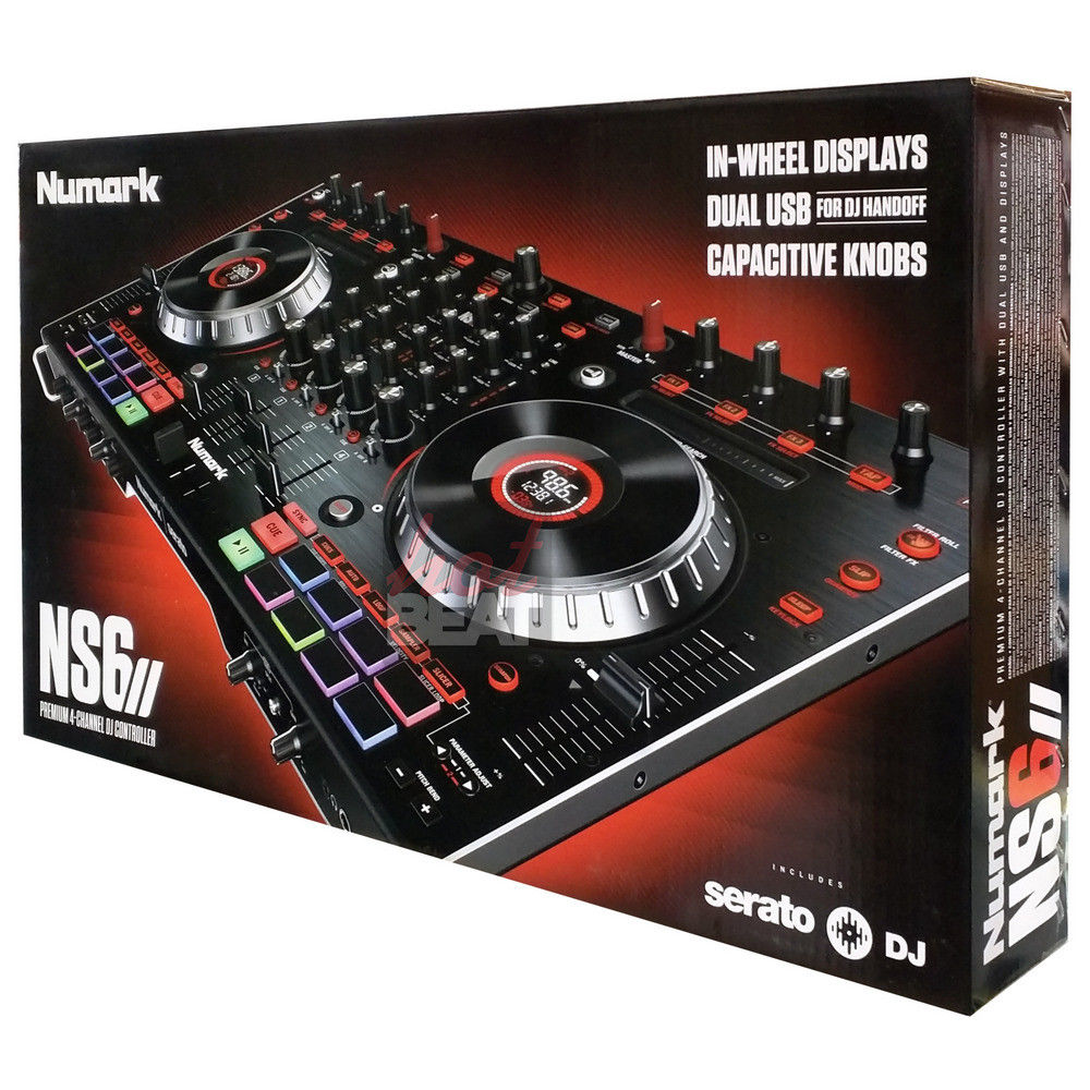 Numark NS6II Premium 4-Channel DJ Controller USB SeratoDJ