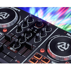 Numark PartyMix DJ Controller Party Mix Built-In Lights + Numark HF125 Headphone