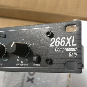 dbx 266XL Dual Compressor Limiter Gate 691991400513 266-XL Compression Gating