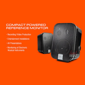 JBL Control 2P Compact Powered Conference Studio Monitor Speakers (Pair)