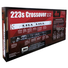 Load image into Gallery viewer, DBX 223s Stereo 2-way Mono 3-Way Crossover 691991401251 FAST GROUND SHIPPING
