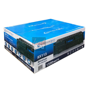Technical Pro 1500W 5-Ch Integrated Amplifier / Dual 10 Band Equalizer | RX-113