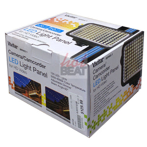 Vivitar Bright Adjustable 120 LED Continuous Light Panel Camera Camcorder Video