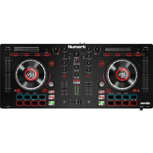 Numark Mixtrack Platinum Pro DJ Controller Jog Wheels w/ Display + Free HF125