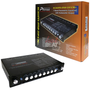 Performance Teknique ICBMMATRIX 7 Band Parametric Equalizer EQ w/ Sub Out Output
