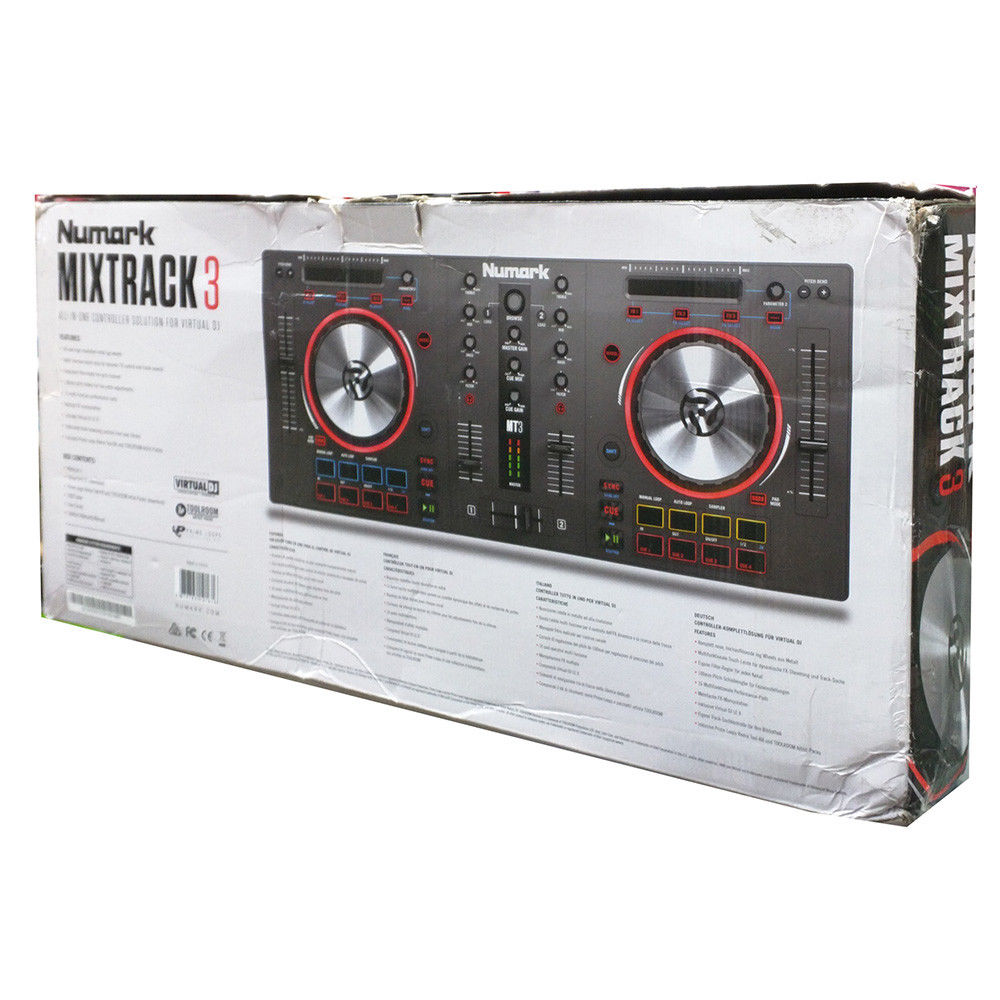 Numark MixTrack 3 III Portable DJ Controller *NOS* 0676762191616 Virtu ...