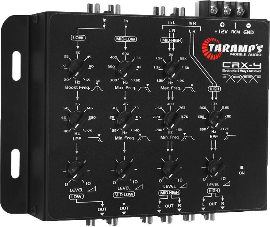 Taramps CRX-4 4way Quality Car Audio Crossover CRX4 7898942777684