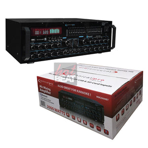 Technical Pro MM2000BT Mic Mixing Amplifier w/ USB / SD Card Inputs & Bluetooth
